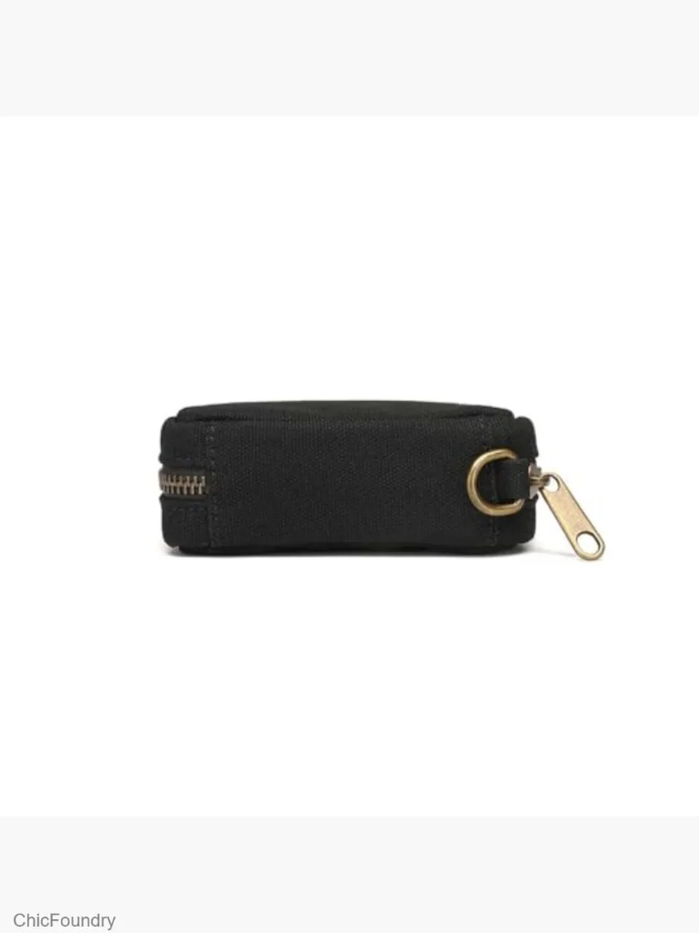 Canvas Wristlet Wallet with Detachable Wrist Strap - Compact Travel Purse